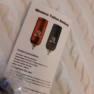 Wireless Tattoo Battery - Red and Black
